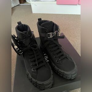 PRADA
Wheel Cassetta High Top Sneakers Size 36.5 - 6.5 US